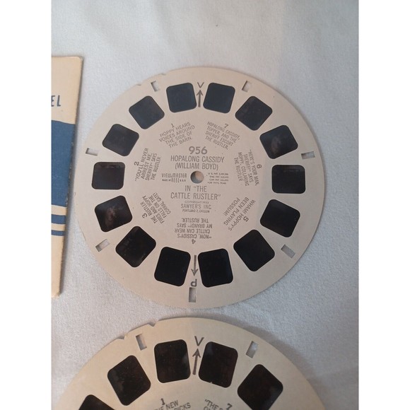 View Master 1953 Hopalong Cassidy Reel 956 Buffalo Bill Jr Western Justi… - Picture 2 of 3